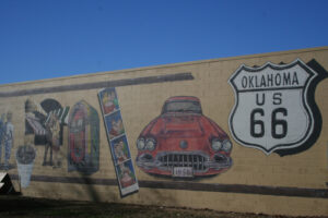 historic route 66 route 66 edmond mural e25572