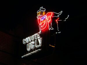 coyote ugly neon signage