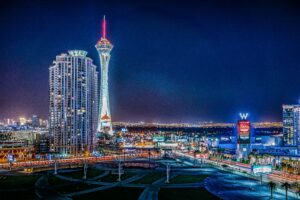Las Vegas as a city break idea in 2022 A picture of Las Vegas and all it's amenities