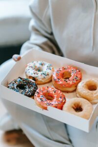 Homemade food as a gift to a new neighbor