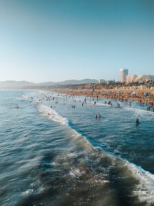 Santa Monica Beach town